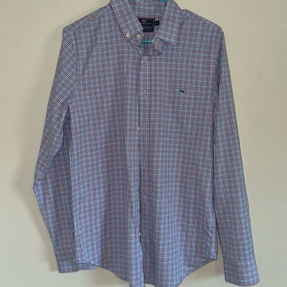 Vineyard Vines Performance Button Down Tucker Shirt SIZE S - Picture 1 of 3
